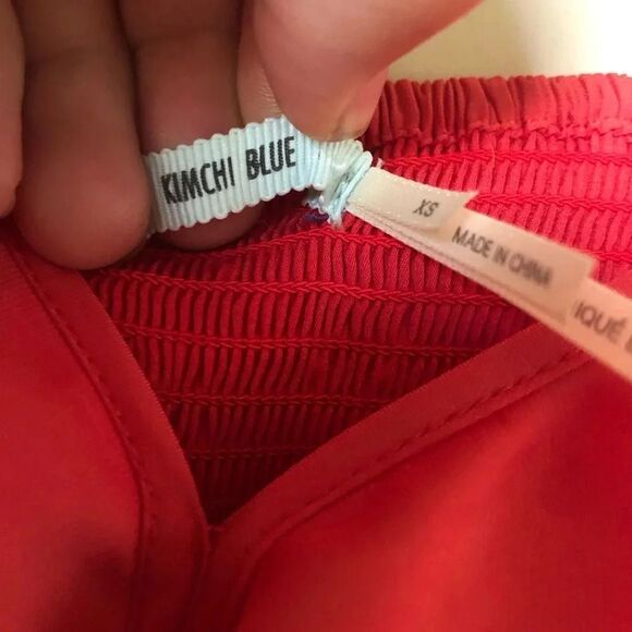 ♦️ Kimchi Blue | Red High Low Dress - Picture 6 of 6